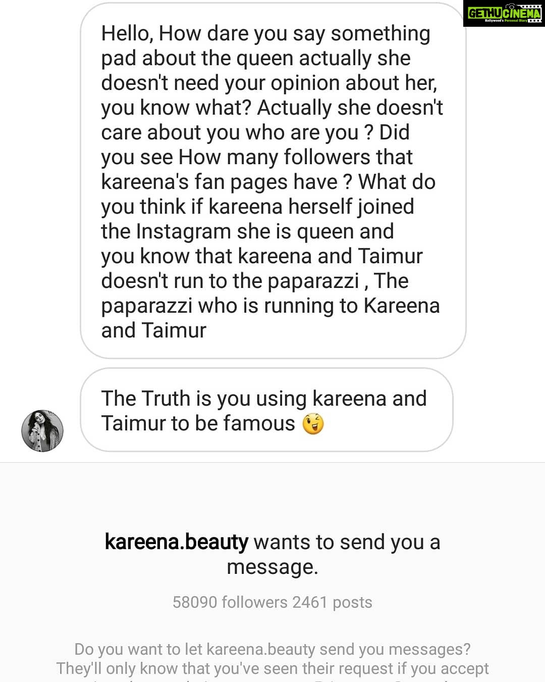 Payal Rohatgi Instagram - R we being bullied by #KareenaKapoor accounts for talking about similarities with her son's name to Mughal invader ? We didnt say bad things but #facts related to similarities in the naming game š #PayalRohatgi