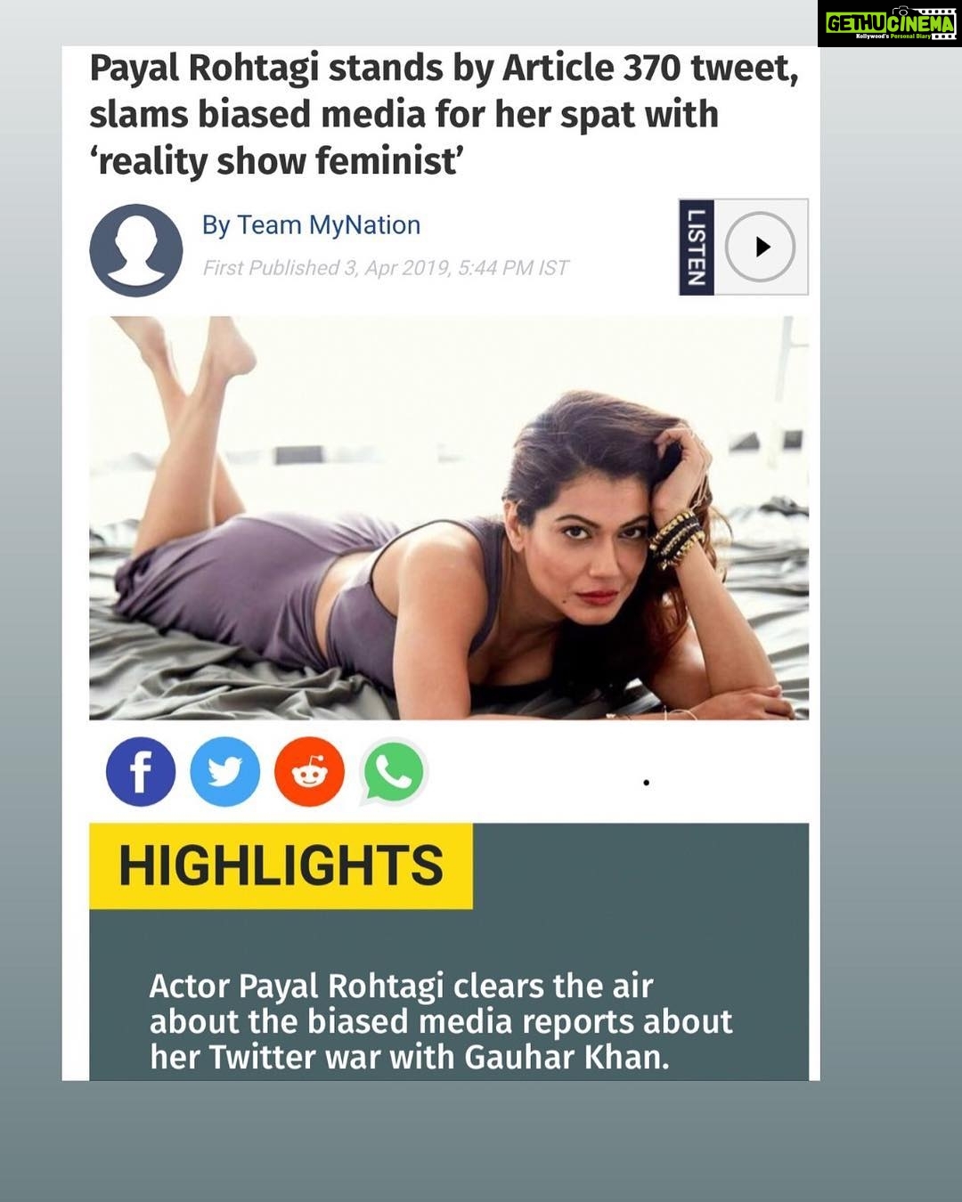 Payal Rohatgi Instagram - भारत की media नक़ली है 🙏 Instagram platform biased है । #payalrohatgi #FakeMediaofIndia