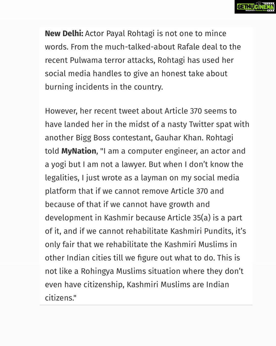 Payal Rohatgi Instagram - भारत की media नक़ली है 🙏 Instagram platform biased है । #payalrohatgi #FakeMediaofIndia