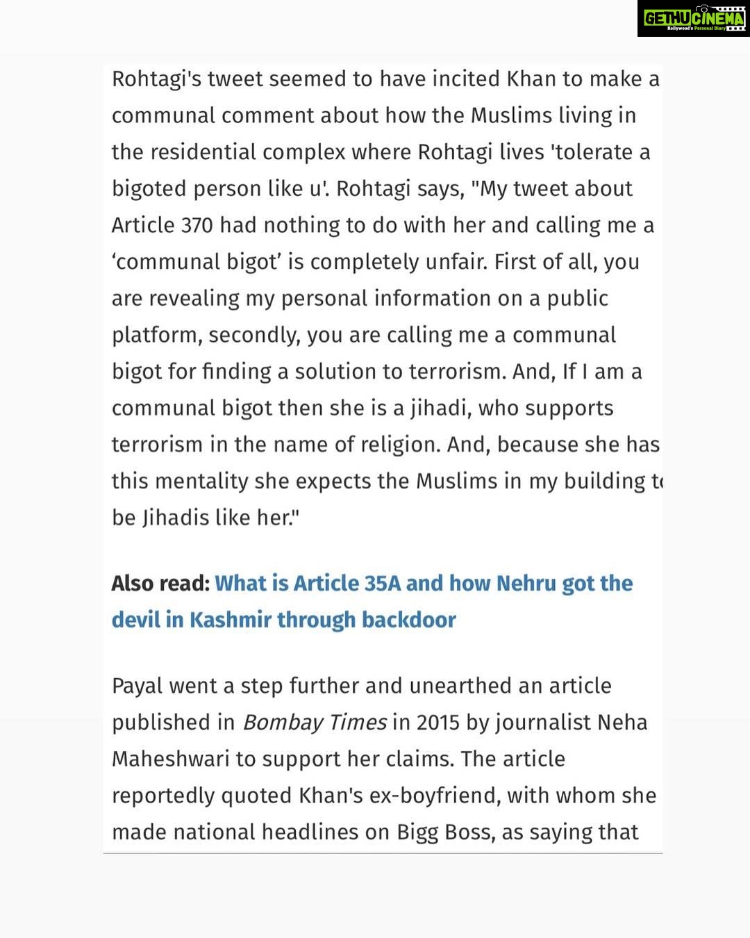 Payal Rohatgi Instagram - भारत की media नक़ली है 🙏 Instagram platform biased है । #payalrohatgi #FakeMediaofIndia