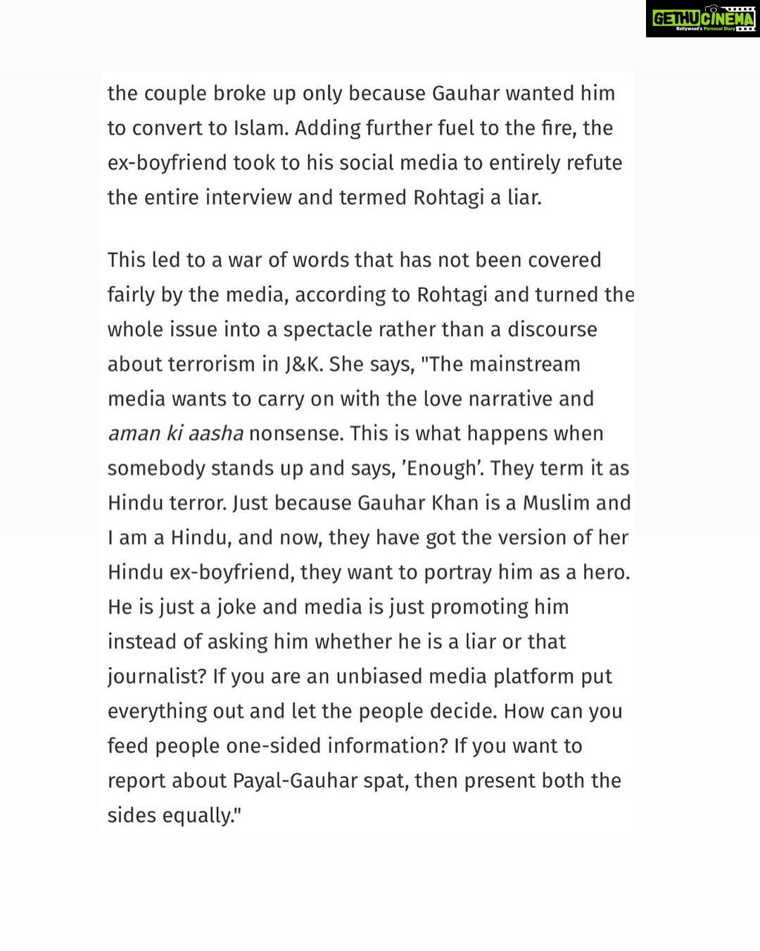 Payal Rohatgi Instagram - भारत की media नक़ली है 🙏 Instagram platform biased है । #payalrohatgi #FakeMediaofIndia