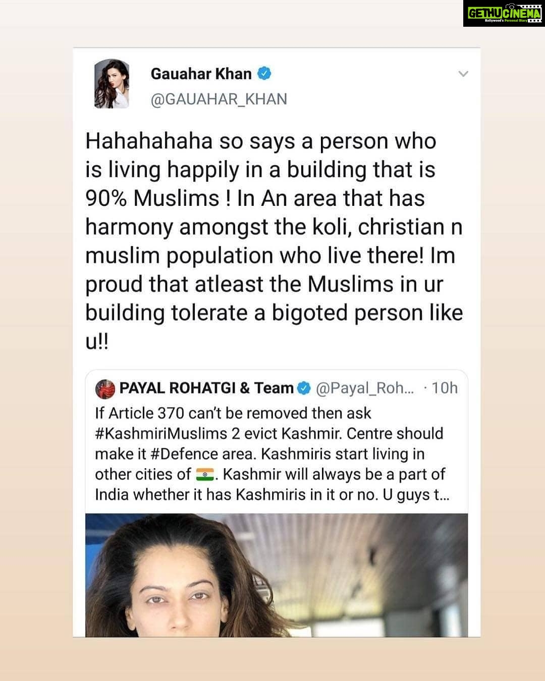 Payal Rohatgi Instagram - U delete, we will post again. 🤔. Stating facts is not hate speech 💖💖😉