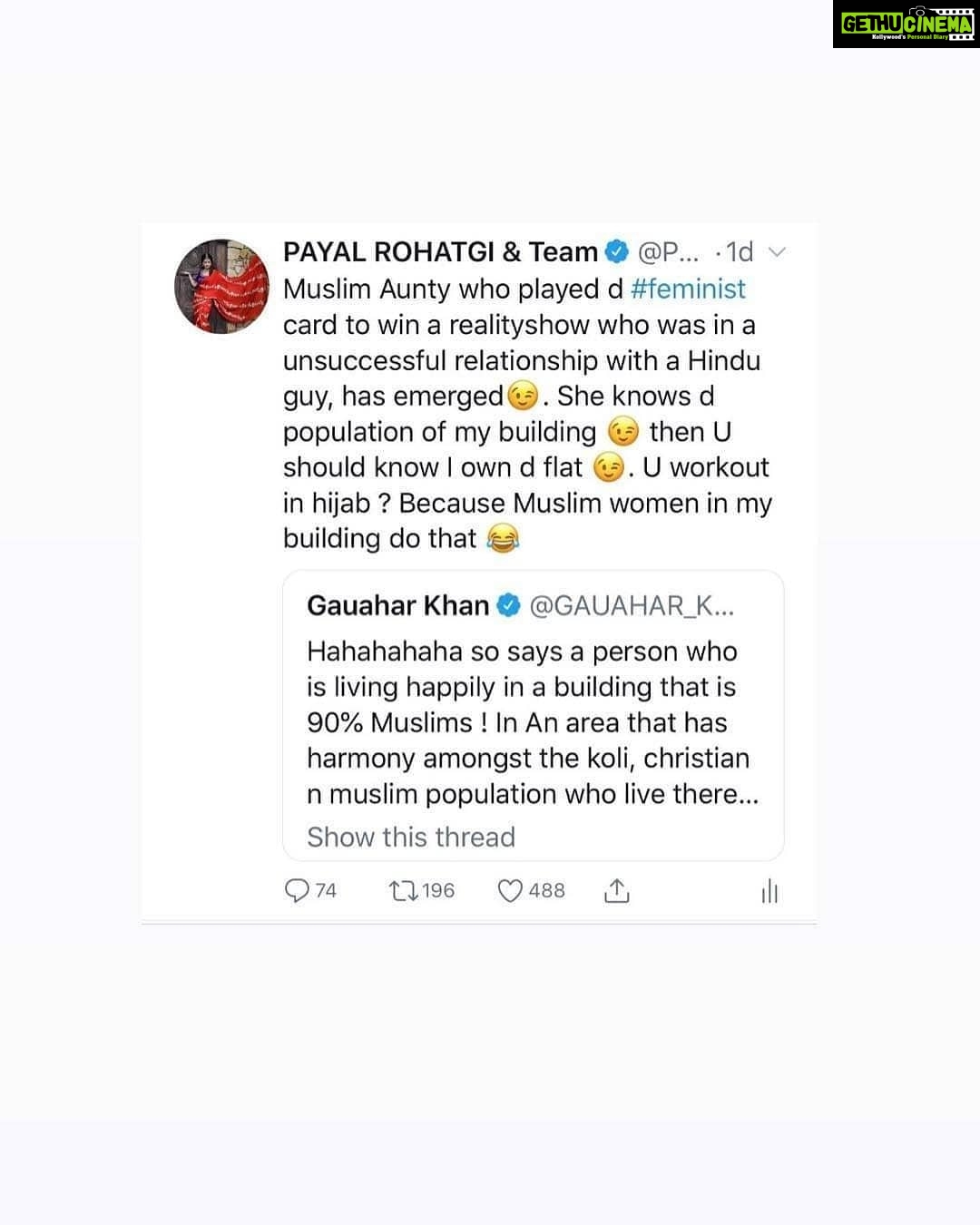 Payal Rohatgi Instagram - U delete, we will post again. 🤔. Stating facts is not hate speech 💖💖😉