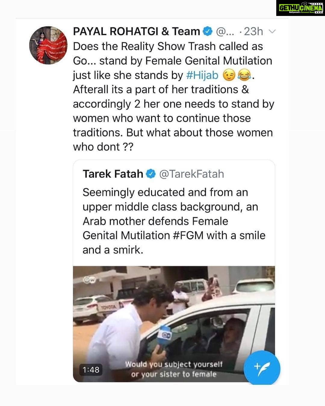Payal Rohatgi Instagram - U delete, we will post again. 🤔. Stating facts is not hate speech 💖💖😉