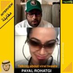 Payal Rohatgi Instagram - ‪There is No sin or virtue, there is only ignorance. All Hindu philosophy declares that there is a sixth sense, the superconscious & through it comes inspiration. Standing up for d protection of your country & dharm is what I am all about 🙏#loveandalliscoming #TuesdayMotivation ‬ #Repost @chai_with_ahmed with @get_repost ・・・ INTERVIEW:مقابلة⁣ ⁣ Payal Rohatgi’s message is extremely important and should be adapted for having a safe and healthy relationship.⁣ ⁣ كلام بايال مهم جدا ان نحب ومانفرق بين حد علشان نكون في طريق صحيح و علاقة طيبة⁣ ⁣ ———⁣ ⁣ #payalrohatgi #interview #dxb #vlog #blog #dubai #uae #bolywood #بوليوود #فيديو #مشاهير #دبي #علي_نجم