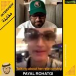 Payal Rohatgi Instagram - ‪There is No sin or virtue, there is only ignorance. All Hindu philosophy declares that there is a sixth sense, the superconscious & through it comes inspiration. Standing up for d protection of your country & dharm is what I am all about 🙏#loveandalliscoming #TuesdayMotivation ‬ #Repost @chai_with_ahmed with @get_repost ・・・ INTERVIEW:مقابلة⁣ ⁣ Payal Rohatgi’s message is extremely important and should be adapted for having a safe and healthy relationship.⁣ ⁣ كلام بايال مهم جدا ان نحب ومانفرق بين حد علشان نكون في طريق صحيح و علاقة طيبة⁣ ⁣ ———⁣ ⁣ #payalrohatgi #interview #dxb #vlog #blog #dubai #uae #bolywood #بوليوود #فيديو #مشاهير #دبي #علي_نجم