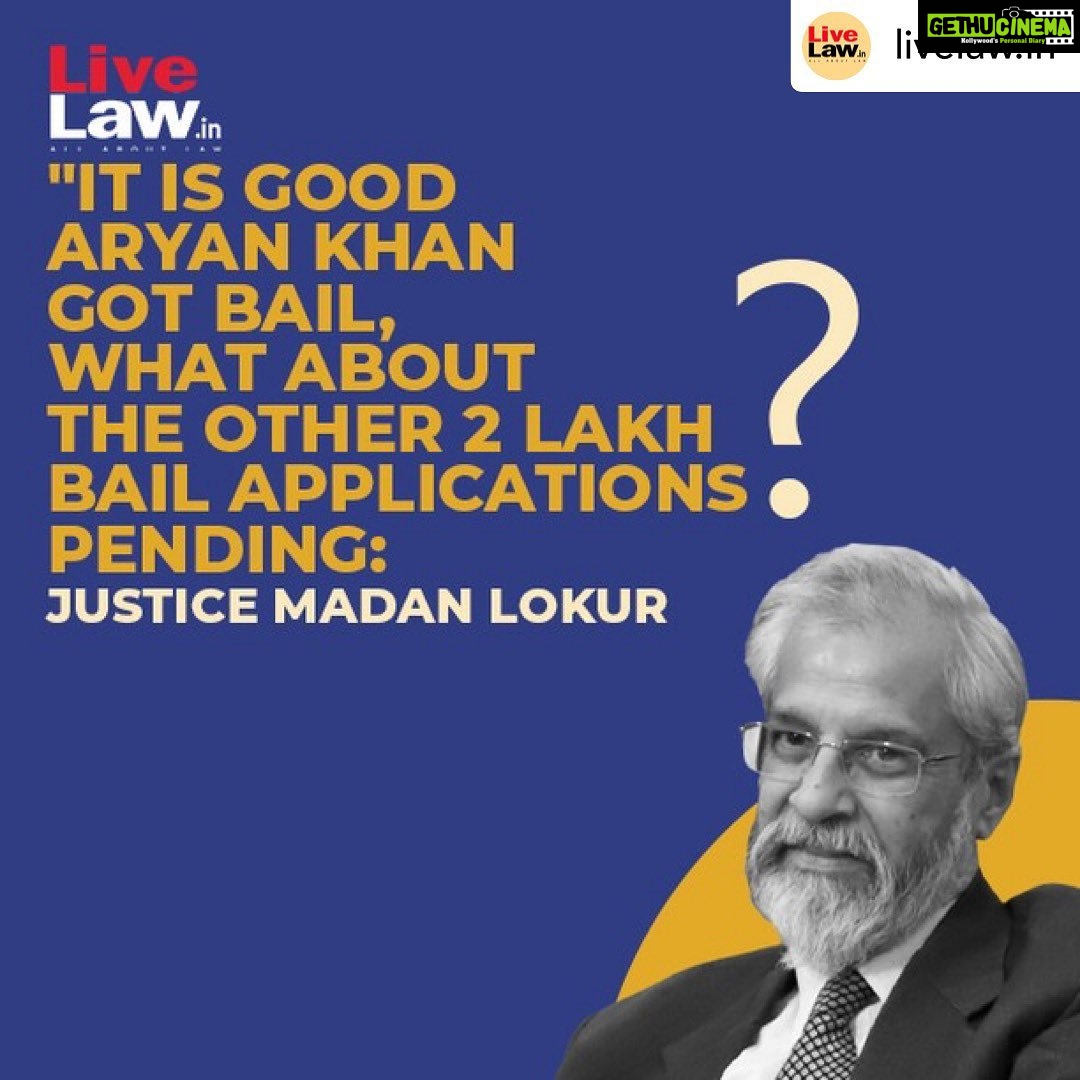 Payal Rohatgi Instagram - Agree 👍 #payalrohatgi Posted @withregram • @livelaw.in "It is good Aryan Khan has got bail but what about the 2 lakh other such cases pending?", Justice Madan B. Lokur has asked. He was speaking on 'Encounter' Killings In India' at the Release of 'Extinguishing Law In Life: Police Killings And Cover-Up In The State Of UP' (a report by Youth for Human Rights Documentation, Citizens Against Hate and People's Watch). Read more: livelaw.in #aryankhan