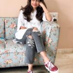 Payal Rohatgi Instagram - #paayalrohatgi 😙 📷 by @_gaurav_ @Regrann from @albertotorresi - Indian actress and supermodel @payalrohatgi looking like a full thrown casual diva, with @albertotorresi red trainers. #WearAlbertoTorresi Tell us in the comments below how you would style these Red Trainers ? - #regrann