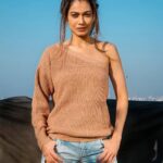 Payal Rohatgi Instagram - 😉 #paayalrohatgi @Regrann from @madrushfashion - Look super stylish in this one shoulder sweater. Get @payalrohatgi look now. You can make this sweater look super casual or fancy. Click link in bio to shop. . #madrushfashion #Mrf #oneshoulder #sweaterweather #sweater #winters #december #cold #stylish #chic #lookbook #photoshoot #actress #model #indianactress #trendy #trend #ootd #ootn #paayalrohatgi #indian #online #onlineshopping #buynow #shoponline #available #linkinbio - #regrann