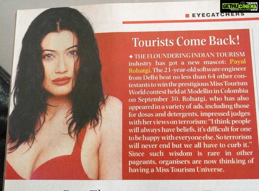 Payal Rohatgi Instagram - Time flies whether U are having fun or No......@tourismworldgb #throwback #payalrohatgi shot by dear #AshokSalian #misstourismworld #indiatoday #photooftheday #photo #artist #journey #time Linking Road