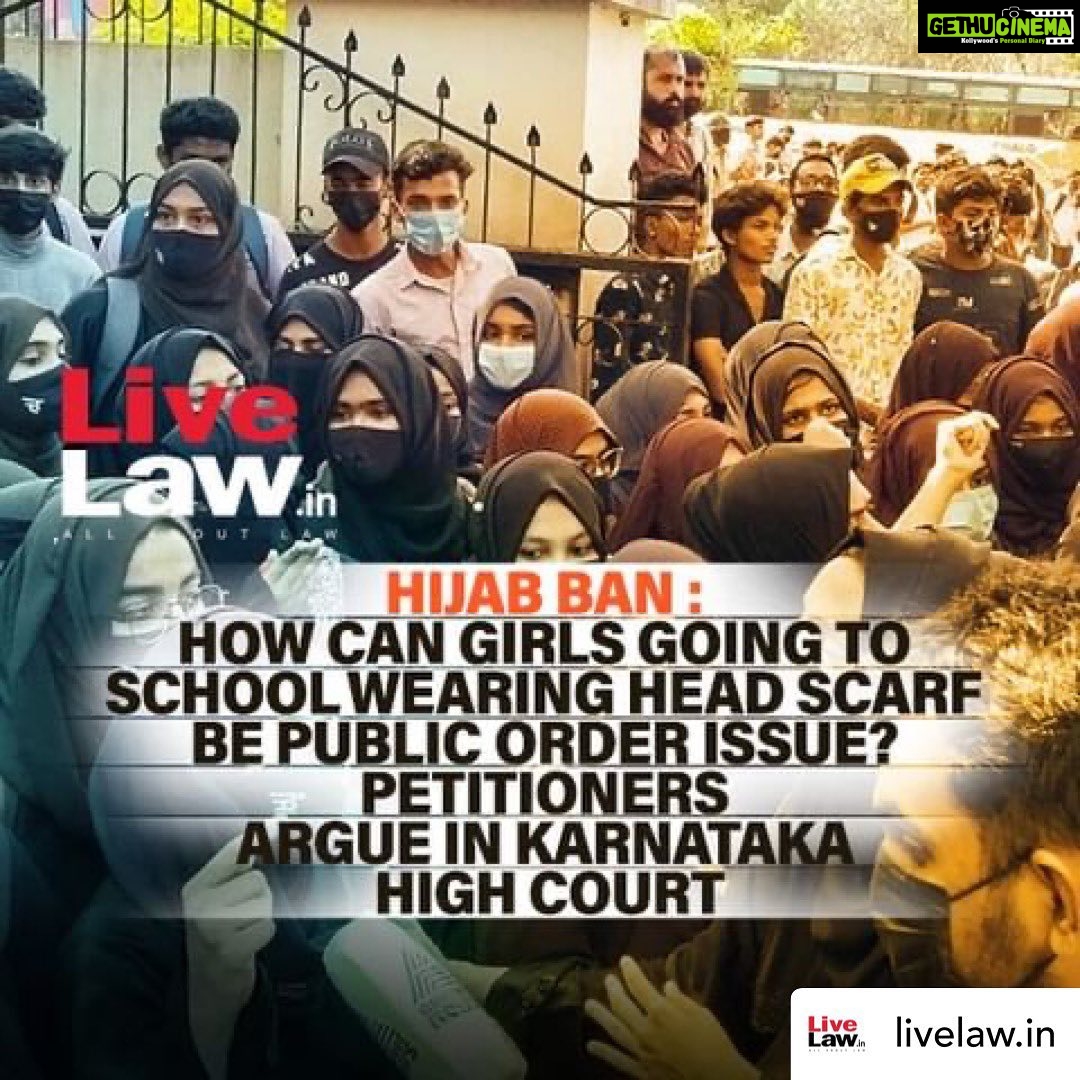 Payal Rohatgi Instagram - I agree with action of government college on ban as school is for education NOT display of Religious Identity π Uniformity is the thumb rule π #PayalRohatgi Posted @withregram β’ @livelaw.in The Karnataka High Court today commenced hearing a writ petition filed by a Muslim girl student challenging the action of a government college in denying her entry for wearing a hijab (headscarf). Read more: livelaw.in Link In Bio #KarnatakaHijabRow #Hijab