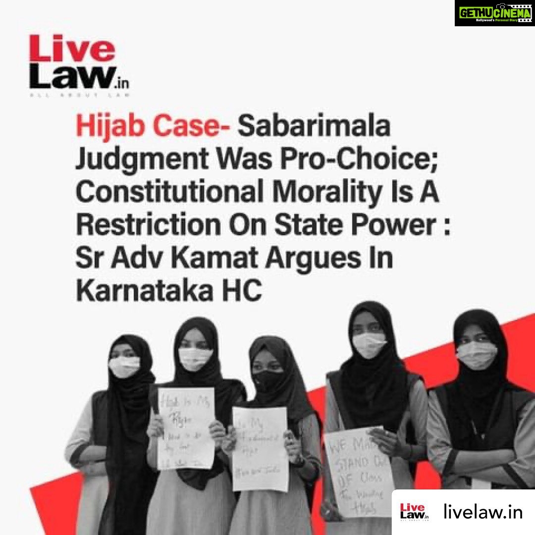 Payal Rohatgi Instagram - The Constitution was written by a human being at the end of the day 🙏 Sabrimala is a TEMPLE and School is not a MOSQUE 🙏 #payalrohatgi Posted @withregram • @livelaw.in Senior Advocate Devadatt Kamat today made his rejoinder arguments for Muslim girl students, who are before a Full Bench of the #KarnatakaHighCourt, challenging the action of a government PU college in denying their entry for wearing a #hijab Read more: livelaw.in