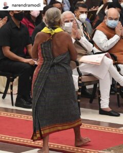 Payal Rohatgi Instagram - I like this picture. I like empowering of common people in the true sense. Whatever be the political storyboard I like this picture as a woman ❤️ #payalrohatgi Posted @withregram • @narendramodi Proud of all those grassroots level achievers who have been conferred the #PeoplesPadma. Here are some glimpses from the ceremonies yesterday.