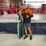 Payal Rohatgi Instagram - Defend your partner in public, correct him in private. That’s the law 🙏 Sangram Singh is a good man but believes hearsay information which is not good 🙏 - #PayalRohatgi Posted @withregram • @sangramsingh_wrestler Something nice and intersting is coming with champ @mirabai_chanu 🇮🇳🤗🏅 Happy #makarsankranti to everyone. #Sangramsingh #Mirabaichanu