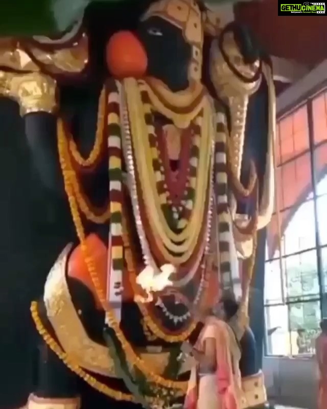 Payal Rohatgi Instagram - Posted @withregram • @school_of_vedic_science Shri Prasanna veeraanjaneya Swamy Mahalakshmi layout, bangalore 🙏🚩 This is a very famous temple on a small hillock where Lord Hanuman idol is a 22 feet tall, 16 feet wide and 4 feet thickness Monolith ( statue which is carved out of a single rock) It is also known as Golden Hanuman temple 🙏🚩⛺️ . . . . 🤗🕉🚩share & Spread the Wisdom of our culture 🙏🌼🕉🤗 . . . . . If you like our work Support us your small help matters alot 🙏🤗 - google pay, BHIM, phone pay or paytm :- 7982565402 . . . . Special thanks to @the_better_bharat & @the_nature_travel for support . . . . Like , comment and share this information with everyone 🙏🙏🙏 . . . . . Jai shree krishna 💕💕💕💕💕 #happy #enlightenment #hindu #hinduism #ganesha #mahakal #mahadev #shiva #meditation #yogi #om #beauty #Sanskrit #god #spirituality #aghori #pic #temple #yoga #spiritualawakening #india #ram #harharmahadev #ancient #bharat #love #Krishna #sprituality #hanuman #payalrohatgi