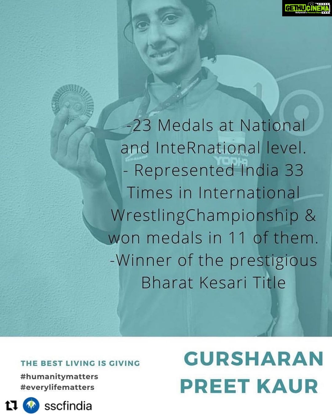 Payal Rohatgi Instagram - #Repost @sscfindia with @make_repost ・・・ -23 Medals at National and International level - Represented India 33 Times in International Wrestling Championships & won medals in 11 of them -Winner of the prestigious Bharat Kesari Title Gursharan Preet Kaur, India’s pride and a Women Wrestler in the 72 Kg category, from Punjab was beaten mercilessly by her drug addict husband who forced her to quit her wrestling career in 2013 and later divorced her for giving birth to a girl child. But, she did not give up. To support her daughter and to pay for the legal expenses to fight the divorce case against her abusive husband, she decided to take up wrestling again in 2018 and has already won a gold medal at a National Level Championship and now dreams of winning an International Title. Sangram Singh Charitable Foundation wishes to give wings to her desire to compete at the International level and has started a fundraiser for collecting Rs. 8,00,000 so that she can pay for her diet and legal expenses and win it for India again at the global stage. If you wish to help Gursharan Preet make name for India at the Global stage again, then kindly contribute to the below account: Account Name: Sangram Singh Charitable Foundation Account number: 125101001566 IFSC Code: ICIC0001251 Bank: ICICI Note: Please share the transaction receipt on email on: sangramsinghcharity@gmail.com along with your full name and PAN number. Our team shall help you with your 80G certificate at the earliest which you can use to claim a deduction in your income tax return. About Sangram Singh Charitable Foundation: The foundation is promoted by Sangram Singh (Wrestler, Motivational Speaker, Health Expert). It has been formed with the mission to help, support and uplift the poor and the needy. Looking forward to seeing Gursharan make India proud again with your support. *the best living is giving* # humanitymatters # everylifematters🙏👏🏻 #Gursharanpreetkaur #Sangramsingh #payalrohatgi