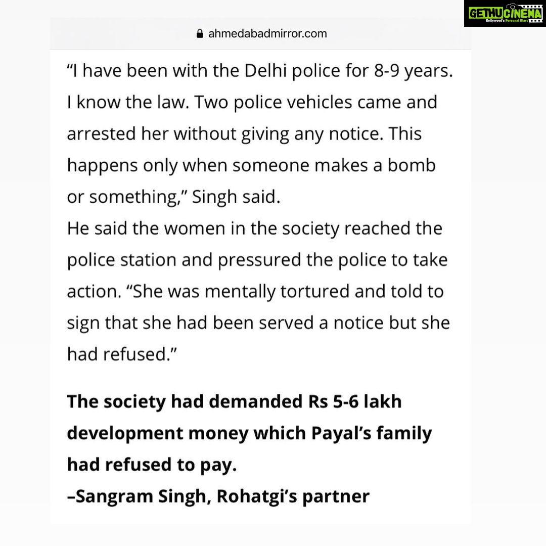 Payal Rohatgi Instagram - We have deleted Ms Rohatgi’s video on Ahmedabad Police @republicworld @republic.bharat_news as we were told to do that by our lawyers. Also DELETED uploads whether it be videos or WhatsApp chats can be retrieved in today’s times so let’s wait for law to figure out justice for Ms Rohatgi. Thanks @ahmedabadmirrorofficial for your interview with @sangramsingh_wrestler ❤️ You should also take interview of lawyer #ParimalRawal. Pls contact Sangram ji for his interview - Team Payal Rohatgi #payalrohatgi