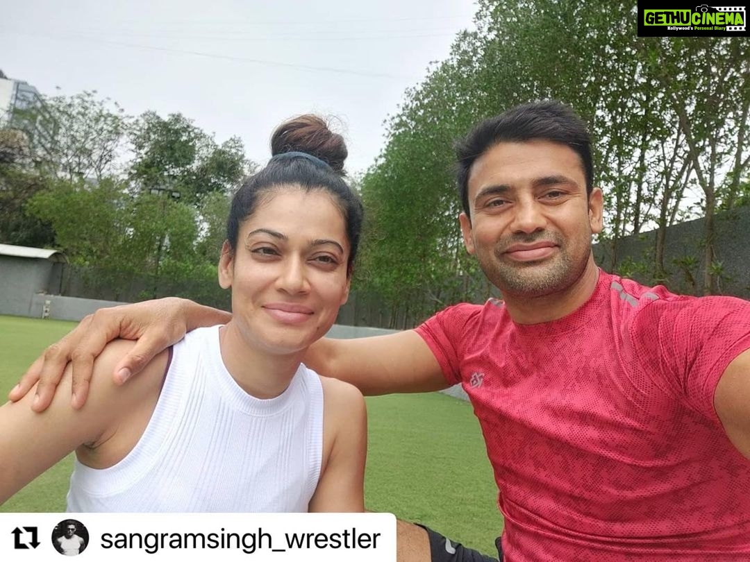 Payal Rohatgi Instagram - #Repost @sangramsingh_wrestler with @make_repost ・・・ This generation isn’t built on loyalty, it’s built on attention 🙏 #sangramsingh #payalrohatgi