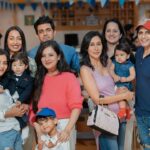 Pooja Bose Instagram - Thanks for coming all of you @hiralnd @kashmera1 @vikaaskalantri @priyankavikaaskalantri @shivaniparikh06 @niveditabasu @mrinal.bhalla @payalb86 @shwetarohira @neelamupadhyaya @siddharthchopra89 @akankshagkhanna @nikhilapalat @karanvirbohra @bombaysunshine for coming and @anitahassanandani for coming but missed being in a single click with our babies. Thanks to @sumit.productions for capturing these momnets and making them memorable fofever
