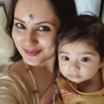 Pooja Bose Instagram – Jab tu aur bhi chota thaa❤❤ #krishiv