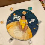 Pooja Bose Instagram - Thanks @fancy.fluff for this amazing playmat for my baby . Now he is in his own space ✨✨⚪🟫