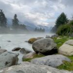 Pooja Devariya Instagram - 🎧 Nature ran an MRI and CT scan one me. She made some sounds that kept me at ease. Her diagnosis: Too many restrictions. Her prescription: Set yourself free. Kashmir, July 2021. #MRIsounds #Nature #IncredibleIndia #river