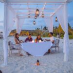 Pooja Hegde Instagram - The table was set, the light was beautiful and we sat and celebrated alongside the ocean. Happy 60th Birthday Mom. Hope the birthday was as special as you❤️ . . . @kagimaldives @coastalinofficial Kagi Maldives