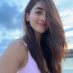 Pooja Hegde Instagram - Salty sea water hair ☺️☺️☺️ #sunkissed . . . . . @kagimaldives @coastalinofficial Kagi Maldives