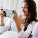 Pooja Hegde Instagram – Lately me all day. Everyday. 🤭 Name me a better open world game than Zelda: Breath of the Wild, I’ll wait. 🤨 #manymoodsofme #gaminglife
