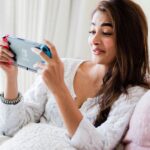 Pooja Hegde Instagram – Lately me all day. Everyday. 🤭 Name me a better open world game than Zelda: Breath of the Wild, I’ll wait. 🤨 #manymoodsofme #gaminglife