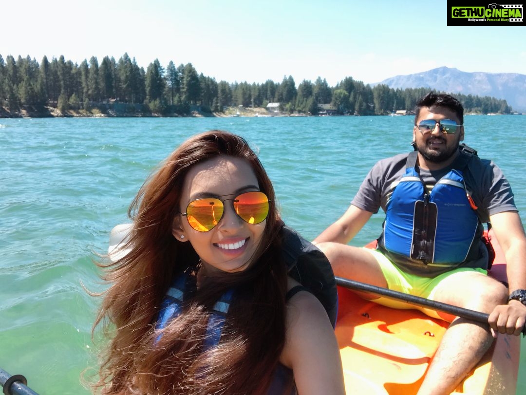 Pooja Salvi Instagram - #kayaking in #laketahoe πΆπ South Lake Tahoe, California