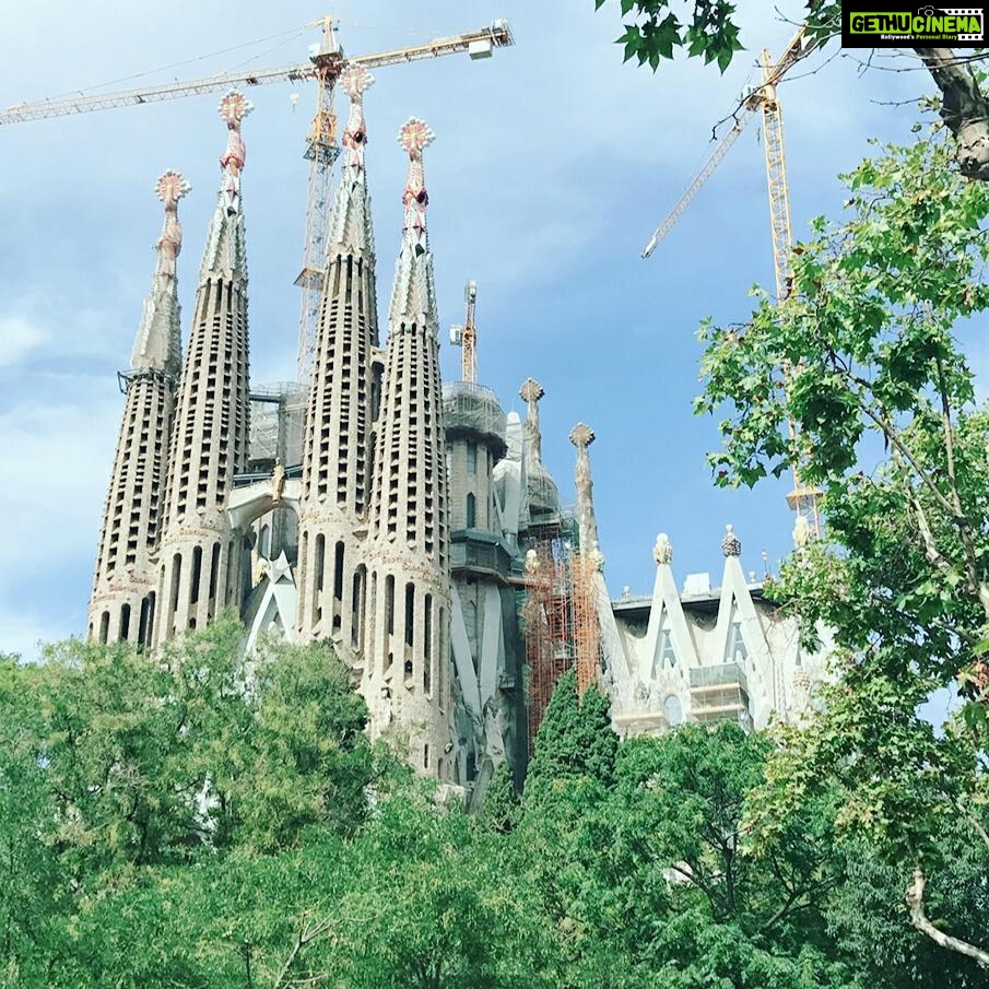 Pooja Salvi Instagram - Touristing around. #sagradafamilia #placadespanya #barcelonacathedral Barcelona, Spain