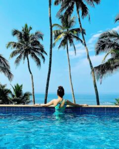 Pooja Salvi Instagram - 💙
#loveforpool #poolwithaview #goadiaries #bliss