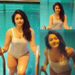 Poonam Bajwa Instagram - 💙🏊🐬#aquatherapy #blissedout#goodmorningagain# 📸@hairstylebynisha