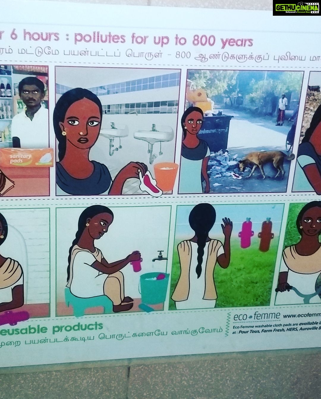Poonam Kaur Instagram - When I and my sister visited a ngo and were pretty surprised about how many people are working towards the reuse or better use of plastic and a few women NGOs for for discouraging the the use of harmful plastic sanitary pads both for environment and health ... let's save the environment for generations to come ... we do not want more plastic than fishes in the ocean 🌊 by 2050 ... #worldenvironmentday Note # “If we do not begin to address this issue now, we will have volume of non-biodegradable waste that will take hundreds of years to degrade.” According to a survey, about 336 million girls and women experience menstruation in India, which means that approximately 121 million of them are using disposable sanitary napkins. In a survey, Path, a global leader in innovations, which works with industry, governments and other stakeholders, to bridge gaps between the supply and demand of quality products and is currently working on testing a hybrid reusable sanitary pad, estimated that over a billion of these non-compostable pads are being dumped in landfills and sewerage systems. Most women in big cities and towns go for commercial disposable sanitary napkins (DSN) not knowing that some of these products pose health hazards due to its chemical cocktail content (dioxin, furan, pesticides and other endocrine disruptors), said experts. With no knowledge of how to dispose them off, most women just throw them in the garbage bin which usually gets mixed up with dry, wet and hazardous waste. Apart from the fact that it cannot be recycled, the exposed sanitary napkin poses grave health risks for the waste collector. The problem does not end here. The plastic layer which is used to make it stain-free and the chemicals used in producing it get further transferred between soil, water and air, experts added. Most women and girls in rural India use cloth, which if not dried in proper sunlight for reuse could lead to further health complications. In fact, many women in rural India tend to throw them in open spaces, like rivers, wells and even roadsides as they don’t have access to safe options. Activists are advocating using reusable eco-frien