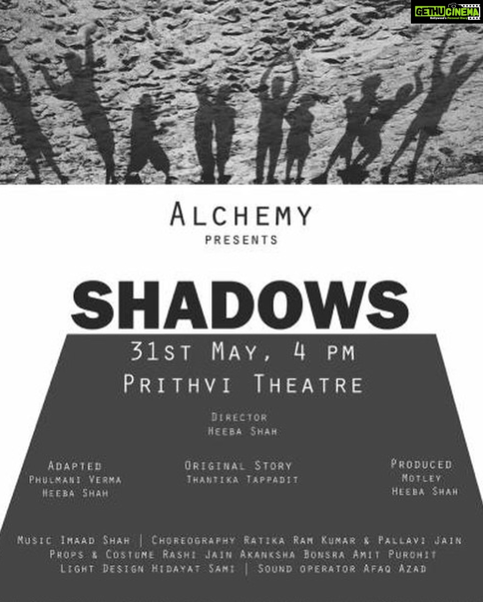 Poonam Kaur Instagram - Do attend.... wishing good luck to everyone #theatre #prithvi #motley #shadows #parindokimehfil #conferenceofbirds @prithvitheatre
