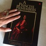 Poonam Kaur Instagram - It was only recently... that I visited the palace of her highness MAHARANI GAYATRI DEVI ..... wondering about her unconventional ways of ruling and her contributions .... I passed thru her every corridor ..... and here within a week's of time .... I have her family friend .... gifting me this and sharing her one on one experiences .... probably this is called " LAW of ATTRACTION "