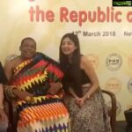 Poonam Kaur Instagram - When I troubled them n made them speak Hindi .... the very patriot of #ghana