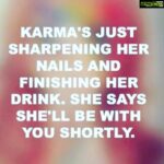 Poonam Kaur Instagram - #karma