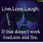 Poonam Kaur Instagram – #load #aim #fire ” there is no in between “
