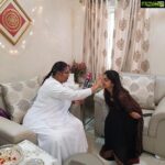 Poonam Kaur Instagram - Blessings from my guru and my sister #sisterradhika .. the bonds which make me 😇