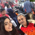 Poonam Kaur Instagram – Gemini Kiran garu … one of the most humble and sweetest person in the industry…😇… look at my cute friend @abhishekvuppala  photo bombing … fun evening..#srhvskxip