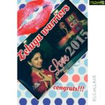 Poonam Kaur Instagram - congrats!!! #ccl #teluguwarriors #ccl2015