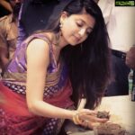 Poonam Kaur Instagram - While making clay ganesha....