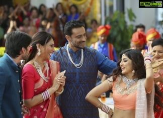 Poonam Kaur Instagram - #friends-in-law played a role for a dear friend ..... who is a vibrant personality in her own .... I am very happy as a woman for her coz she did not stop dreaming rather made her dream of acting come true @hrhshreedevichowdary all the very best woman !!!!!