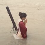 Poonam Kaur Instagram - May the pure n powerful streams of #Ganga cleanse the negativity on u ....#maa #ganga