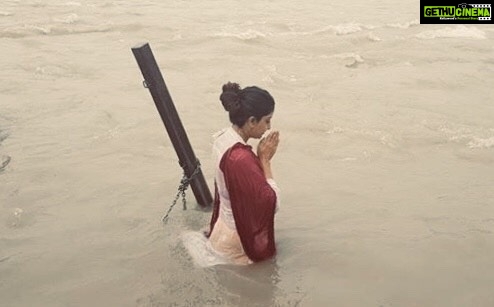 Poonam Kaur Instagram - May the pure n powerful streams of #Ganga cleanse the negativity on u ....#maa #ganga