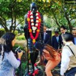 Poonam Kaur Instagram - #gandhijayanti #gandhi150 #6.30am “ Sabarmati k sant tune kar Diya kamal “ Union Square