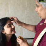Poonam Kaur Instagram - It was like a calling from #durgaama ...... when I was finishing one of the regular programmes that I Usually do .... where this #wonderful n #pious soul gave me a saree on occasion of her birthday to me and said when ever u pray to #Durga maa🙏🌹 just wear it ..... she dedicated her life for #seva and is #bhramacharini from the age of 36 n is vibrant n super happy ... glowing like a 100 watt bulb every time .... some experiences fill ones heart with so much #gratitude .... love u amma...... #durgapuja #durgamaa #bonalu