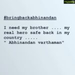 Poonam Kaur Instagram - #bringbackabhinandan
